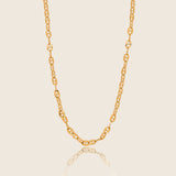 Collar cadena lentejuelas gruesas