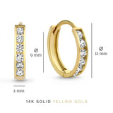 Set de Pendientes de Piedra Dara Brillane | Dorado