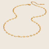 Collar cadena lentejuelas gruesas