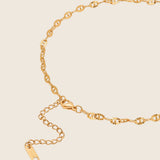 Collar cadena lentejuelas gruesas